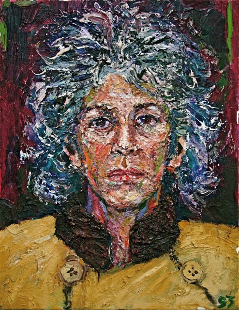 Self portrait in Fr Rn coat
