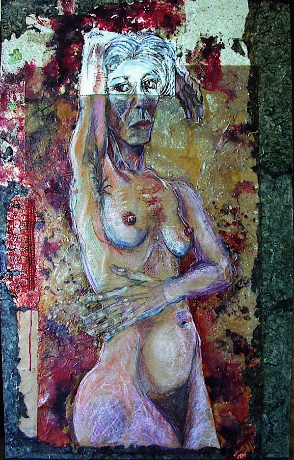 Nude with hand at waist